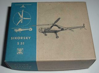 Wiking Modelle 1:200 Flugzeug Usaf Sikorsky S 51 Helicopter