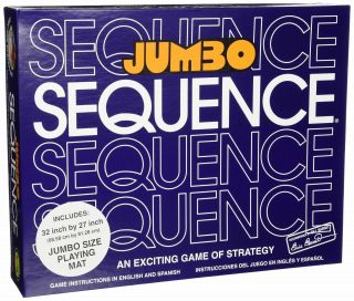 Jax 8080 Jumbo Sequence Box Edition Board Game