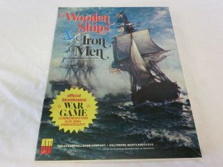 Wooden Ships & Iron Men Fighting Sail War Game [ Avalon Hill 1975 ]