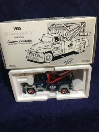 1955 Diamond T Tow Truck Eastwood Towing First Gear 19 - 1918 1:34 Diecast D8