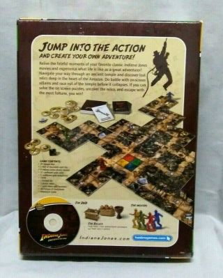 INDIANA JONES DVD Adventure Game by Hasbro Parker Brothers in SHRINK WRAP 2