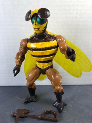 Buzz Off Masters Of The Universe Motu Action Figure Loose Complete 1983 He - Man