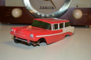 1956 Pmc Promo Model Car Vintage Chevrolet 4 Door Station Wagon