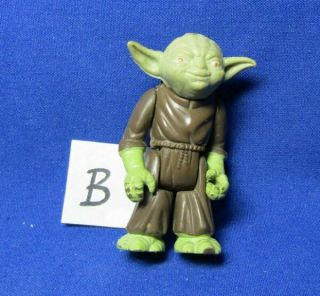 Vintage Loose 1980 Star Wars: Empire Strikes Back Yoda Jedi Master Figure C - 8 Hk