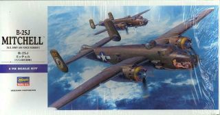 1/72 Hasegawa Models North American B - 25j Mitchell Bomber