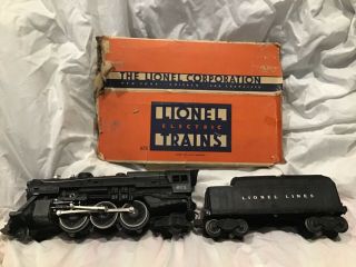Lionel Postwar 675 Locomotive With 2466wx Whistling Tender Black Box Instruction