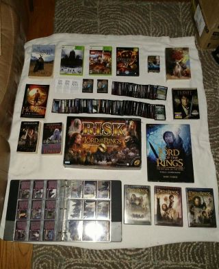 Lord Of The Rings Massive Bundle: Cards,  Xbox Games,  Books,  Board Game,  Films