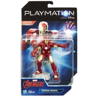 Playmation Marvel Avengers Iron Man Blaster Disney 4.  5 ".  Ages 6,