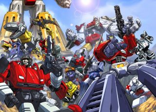 Transformers Poster : Autobots G1 27 " X 39.  5 " Rare Pat Lee Dreamwave