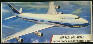 1/144 Airfix Models Boeing 747 Jumbo Jet Boac