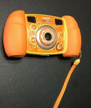 Vtech Kidizoom Kids Camera Learning Toy 1.  3 Mp Orange Batteries And Usb Cable