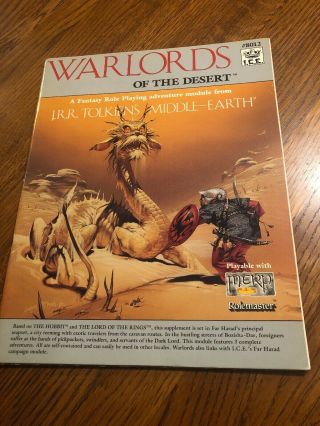 8012 Ice Warlords Of The Desert Module Middle - Earth Merp