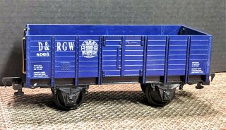 Vintage Collecteble Train By Scientific Toys Eztec Open Freight Car D&rgw 4068