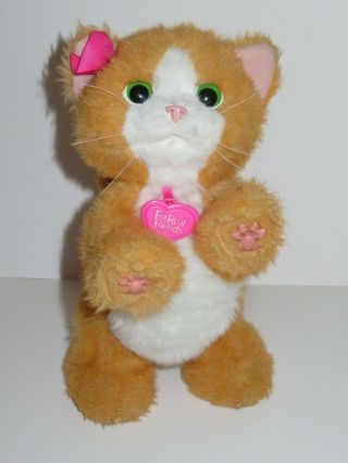 Furreal Friends Daisy Plays With Me Kitty Interactive Tabby Cat Plush Toy Hasbro