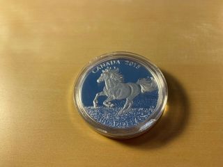 2015 Canada $100 Silver Horse Coin 1 OZ Silver 2