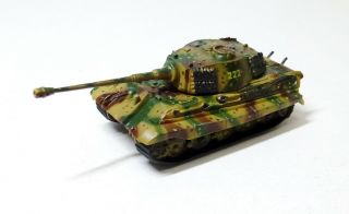 Doyusha 1/144 Micro Armor 3 " Tiger Ii Henschel Turret (plus Soldiers) " Am3 - 21