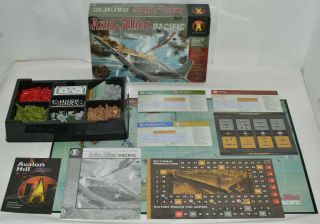 Axis & Allies Pacific Avalon Hill 1999 Hasbro Wwii Military Game