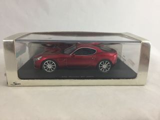 1/43 Spark 2004 Alfa Romeo 8c,  Red,  S0396
