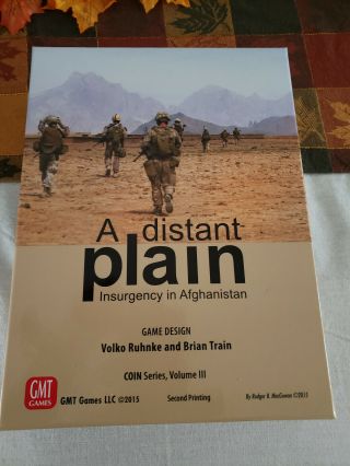 A Distant Plain Gmt Games Coin Series Volume Iii 2nd Printing Complete