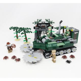 Lego Indiana Jones 7626 - Jungle Cutter - - Complete W/ Instructions