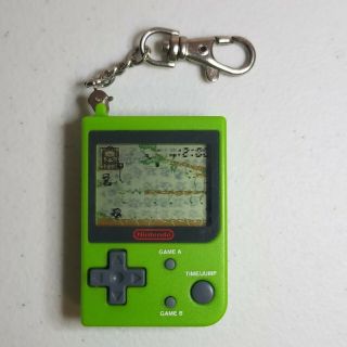 Donkey Kong Junior Electronic Game Nintendo Mini Classic Keychain 1998 Green