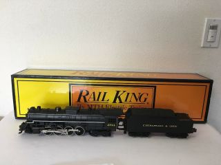 Mth Railking 30 - 1128 - 1 2 - 8 - 4 Berkshire C&o Chesapeake Ohio Locomotive 2744