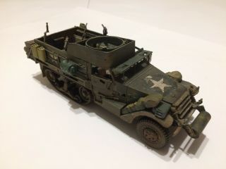 Built 1/35 Wwii Us Army Half - Track Personnel Carrier