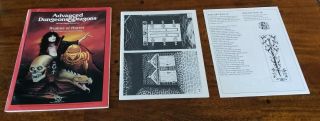 S1 - 4 Realms Of Horror Advanced Dungeons And Dragons D&d Supermodule Gary Gygax