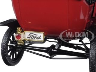 Opened 1915 FORD MODEL T SOFT TOP RED 1/18 DIECAST BY MOTORCITY CLASSICS 88133 3