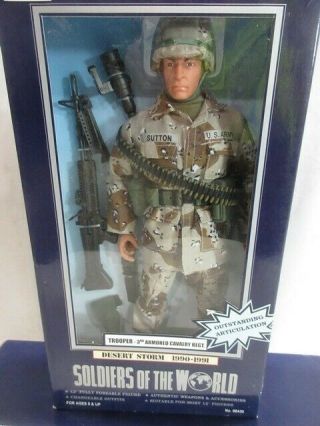 Soldiers Of The World Desert Storm 12 " 1990 - 1991 Action Figure Trooper Nib