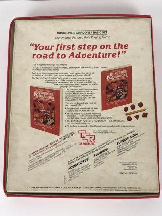 Dungeons And Dragons Basic Rules Set 1,  1983 Edition With 5 Dice 3