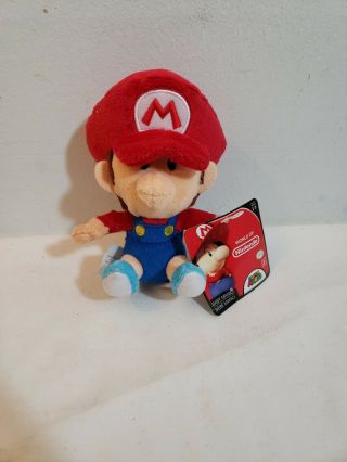 World Of Nintendo Baby Mario Plush From Mario Bros Universe Nwt