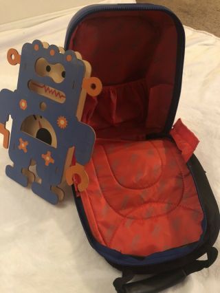 Travel Buddies Kids ROBOT Carry Suitcase/Bookbag 2