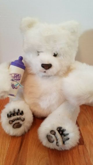 Furreal Friends Luv Cubs - Polar Bear Electronics - Hasbro Huggable Toy,