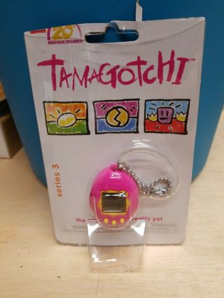 Tamagotchi Series 3 20th Anniversary Virtual Reality Pet Pink Yellow By Bandai