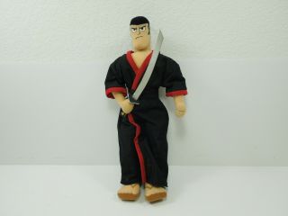 2001 Cartoon Network Samurai Jack Warrior 17 " Plush Doll