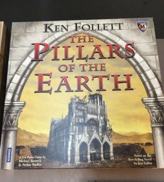 The Pillars Of The Earth Ken Follett Mayfair Games Complete