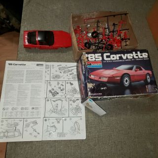 Monogram 1985 Chevrolet Corvette 1/24 Scale Model Kit