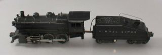 Lionel 203 0 - 6 - 0 Steam Locomotive W/2203b Tender