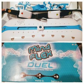 Mindflex Duel - Mattel Mental Brainwave Mind Flex Game 1 - 2 Players Pre - Owned