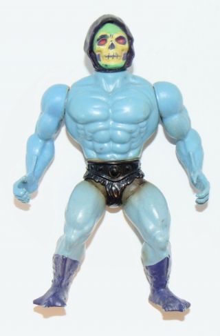 Vintage Mattel 1981 Masters Of The Universe Skeletor Action Figure Soft