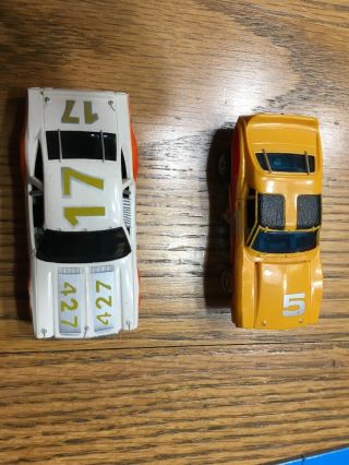 Vintage Ho Aurora Afx Slot Car Chevy Chevelle 17 427 Yellow & Red.  Mustang 5
