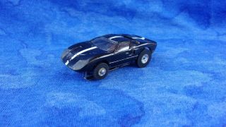 Aurora Black Ford Gt 40 Tjet Ho Slot Car With Tuff Ones Racing Chassis