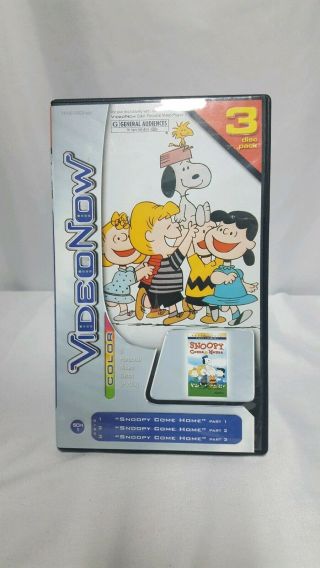 Video Now Color Charlie Brown Volume 1 3 - Disc Set - Conidtion