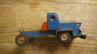 Vintage Tin Friction Toy Truck