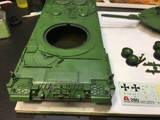1/35 Italeri Leopard 2 Improved Built Ready Too Paint 3