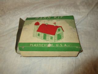 Vintage Plasticville Barn Kit,  Parts & Accessories,  Tlc Needed