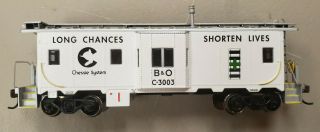 Athearn Ho Scale Rtr B&o C - 3003 Chessie Safety Caboose