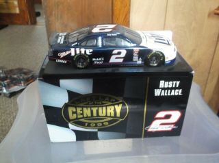 1999 Rusty Wallace 2 Miller Lite/last Lap Of Century 1 24th Scale Diecast
