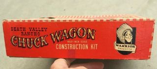 Vintage Warrior Prod Co 1/2”Scale Death Valley Chuck Wagon Model Kit 2